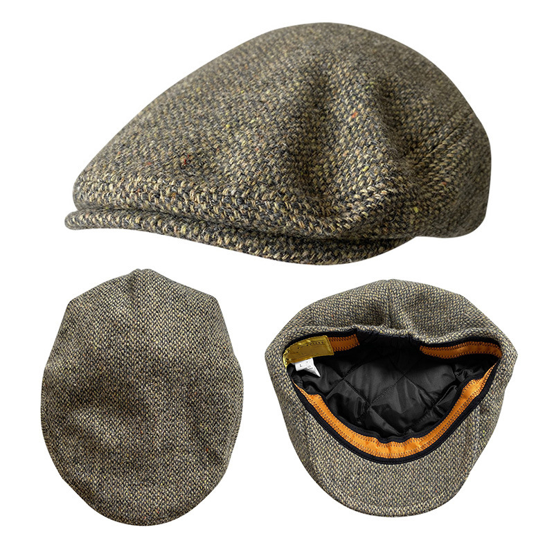 Newsboy Cap Ivy - Neue Wolle Flache Kappe der Männer