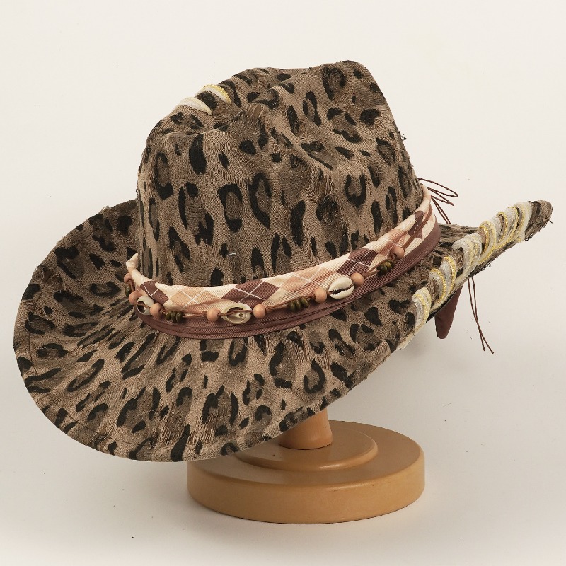Leopardenmuster Western Cowboy – Cowboy Hat Straw Bewertung und Preis