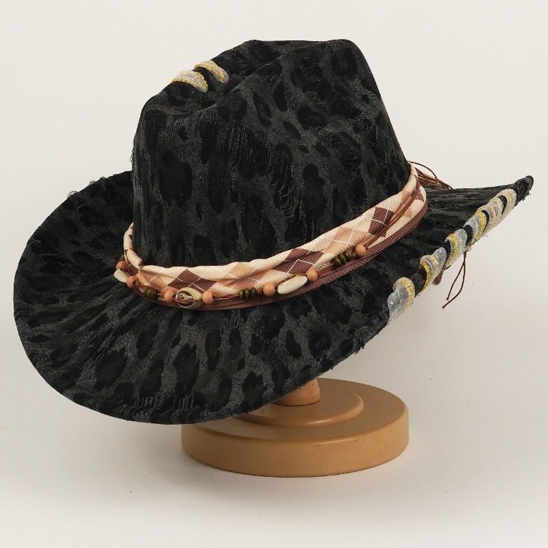 Leopardenmuster Western Cowboy – Cowboy Hat Straw Bewertung und Preis