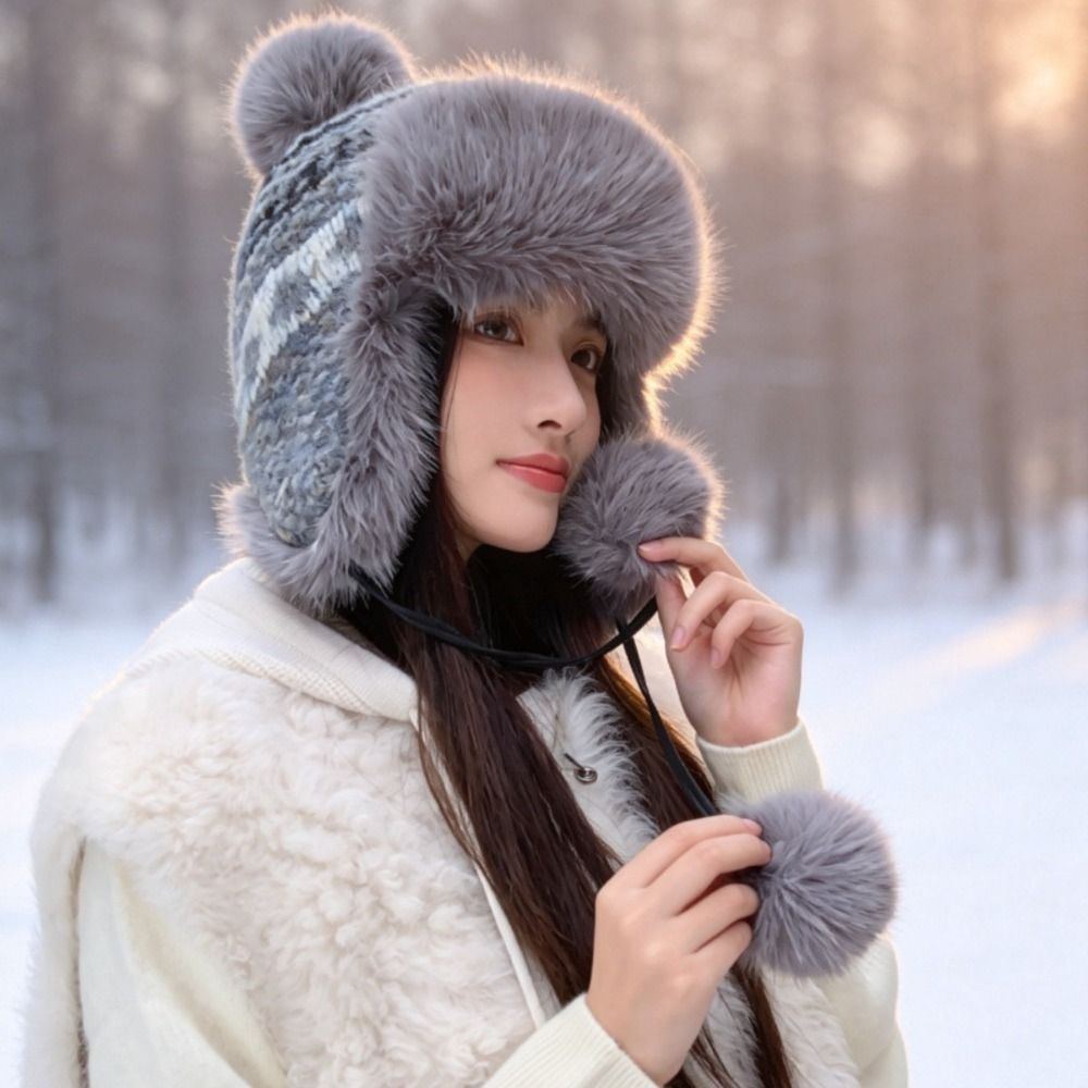 Stilvolle Polyester-Strickmütz – Winter Trapper Hat Bewertung und Preis