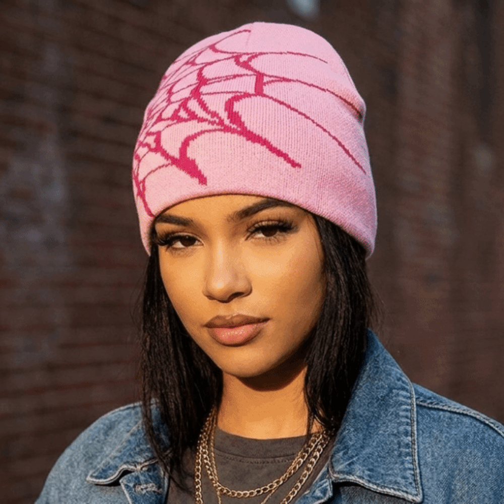 Gotische Weiche Spinnennetz-Mu – Beanie Cuffed Knit Bewertung und Preis